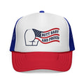 Trucker Cap — "Butt Baby and Proud" Patriotic Mesh Hat