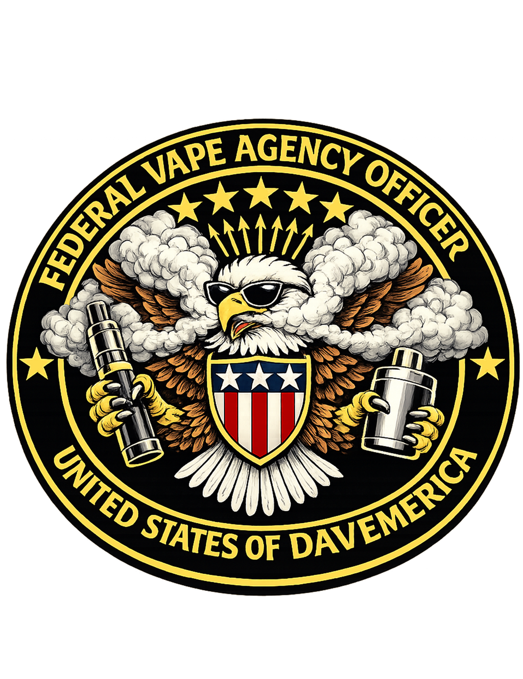 Federal Vape Agency Officer T-Shirt