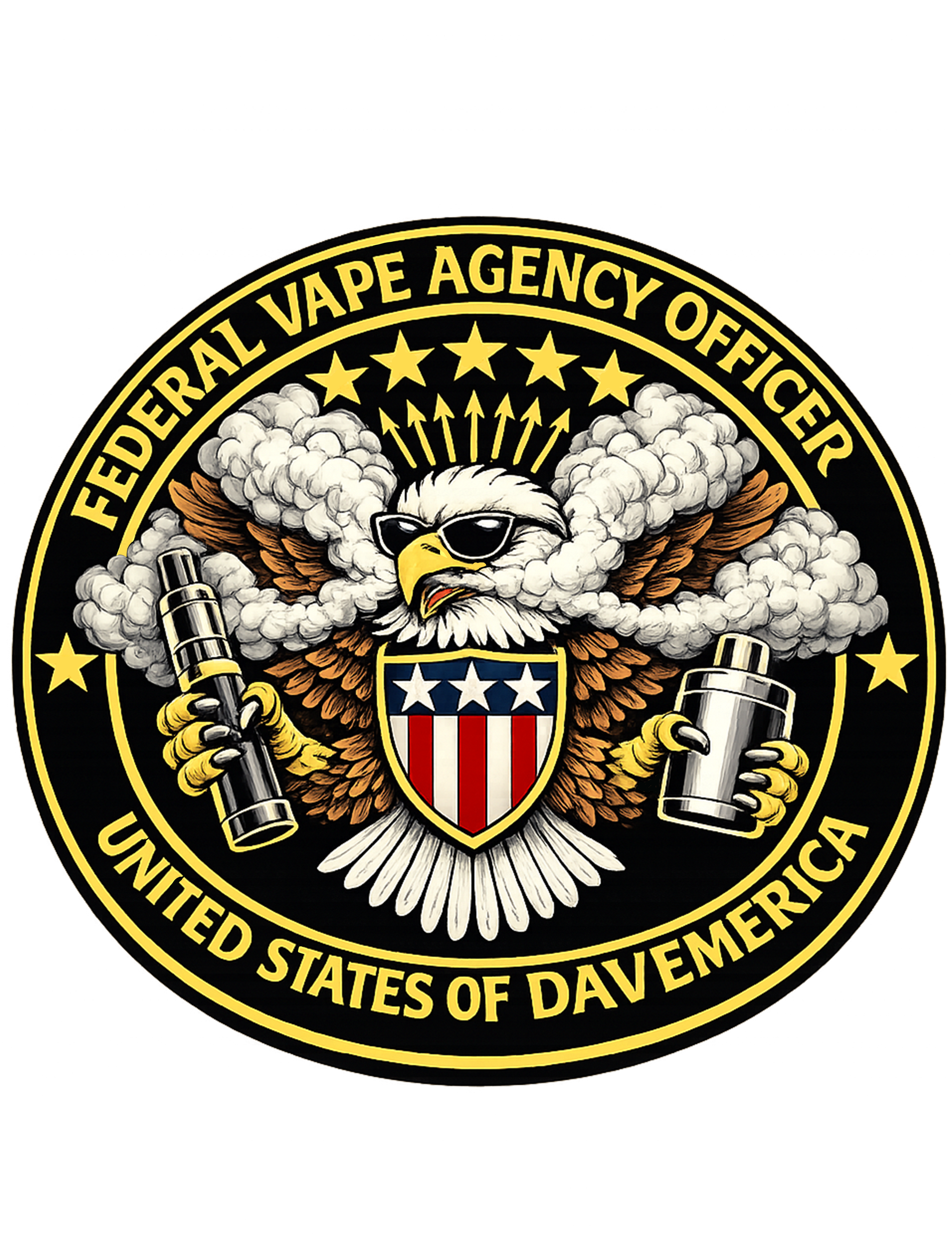 Federal Vape Agency Officer T-Shirt